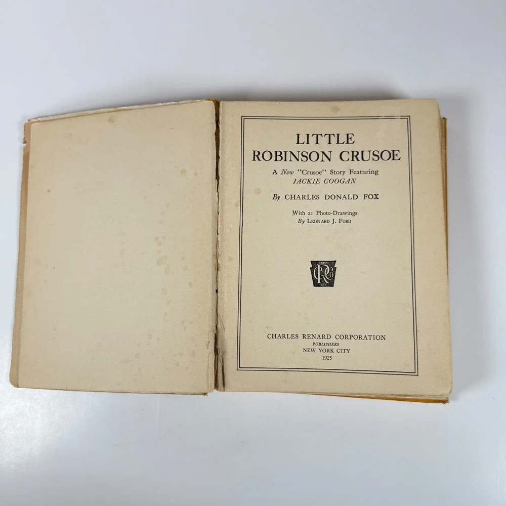 Little Robinson by Charles Donald Fox 1925 Antique book